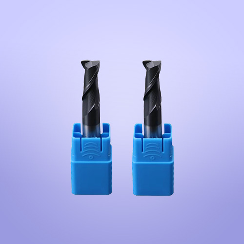 2 flutes flattened end mills for all kind of materials